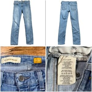 Pilcro Straight-Leg Jeans in Light Blue Wash